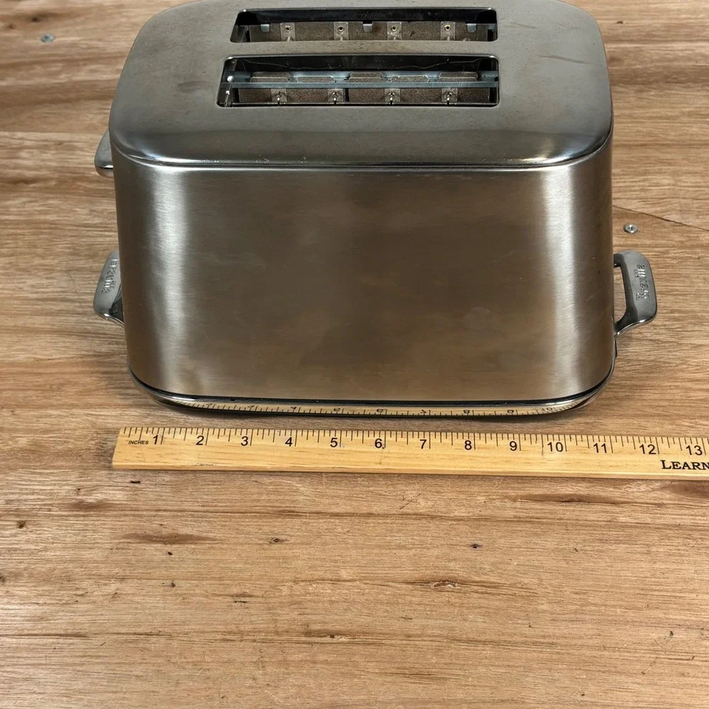 Breville BTA735 BSS Bit More 2-Slice Toaster Brushed Stainless Steel Silver